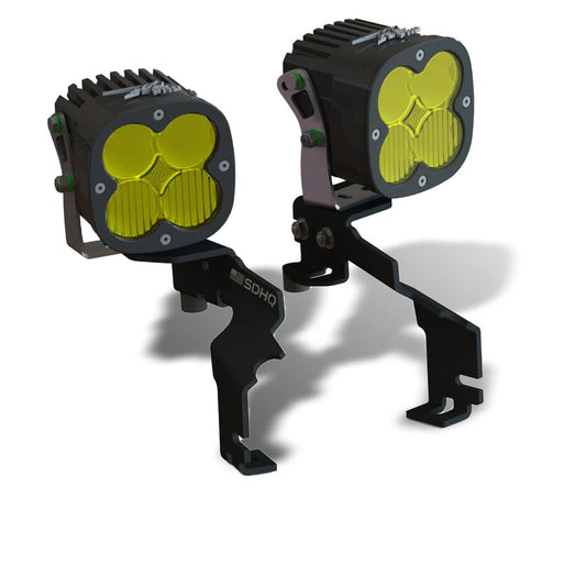 17-22 Ford Super Duty SDHQ Built A-Pillar Light Mounts