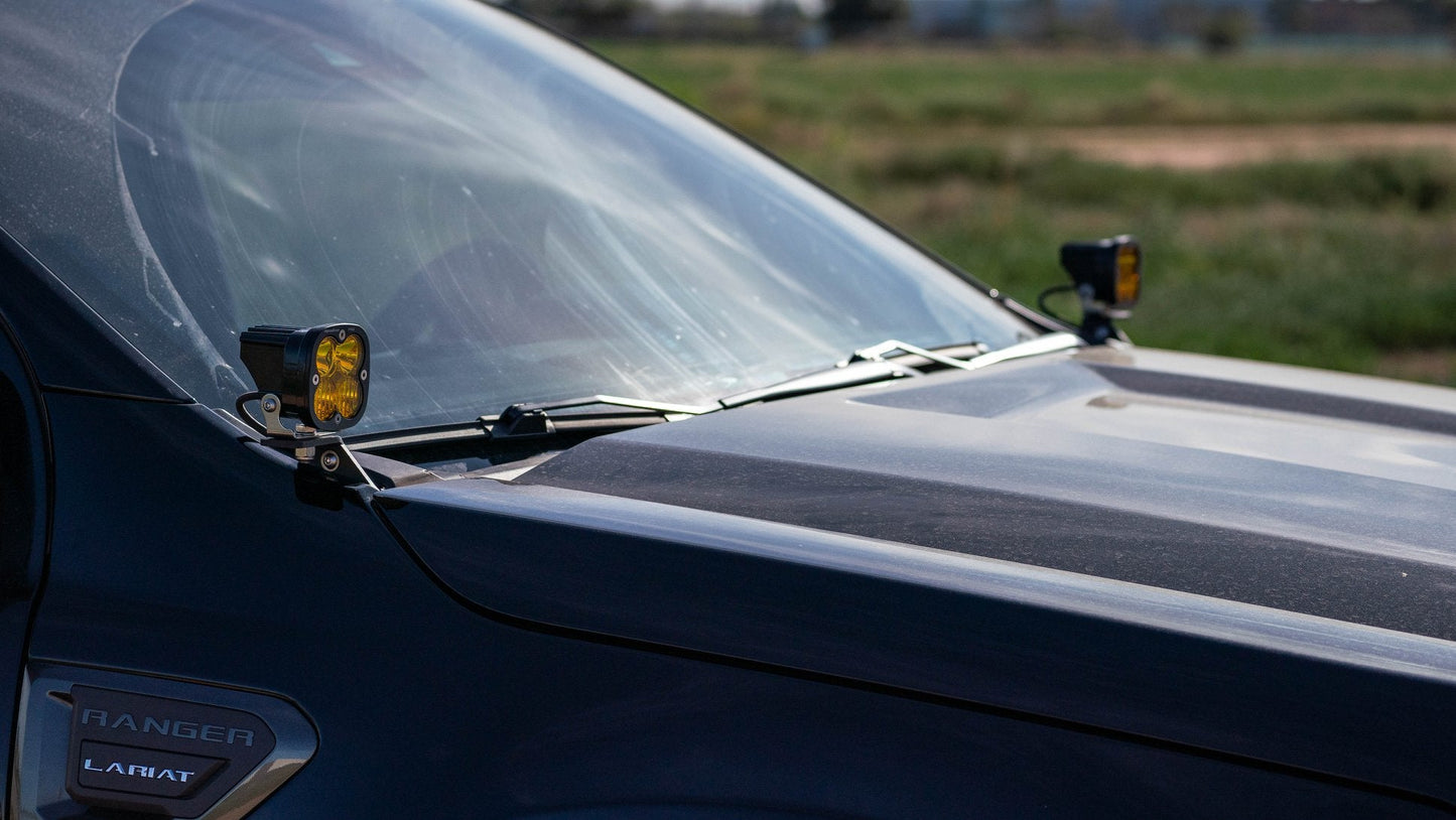 19-23 Ford Ranger SDHQ Built A-Pillar Light Mounts
