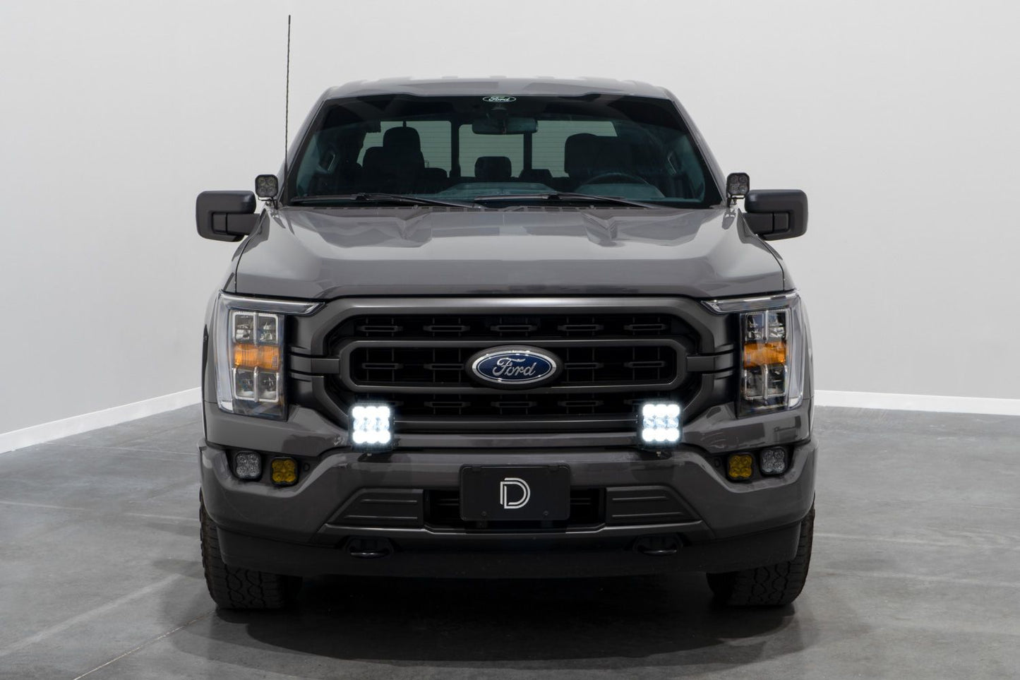 SS5 Bumper LED Pod Light Kit for 2021-2023 Ford F-150, Sport White Driving Diode Dynamics