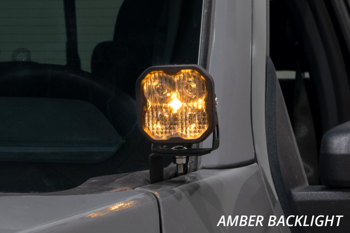 Stage Series Backlit Ditch Light Kit for 2021-2025 Ford F-150, SS3 Sport White Combo Diode Dynamics