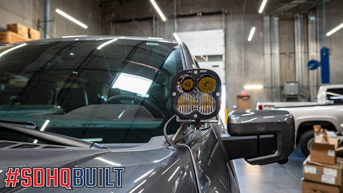 21-23 Ford F150 SDHQ Built A-Pillar Light Mounts
