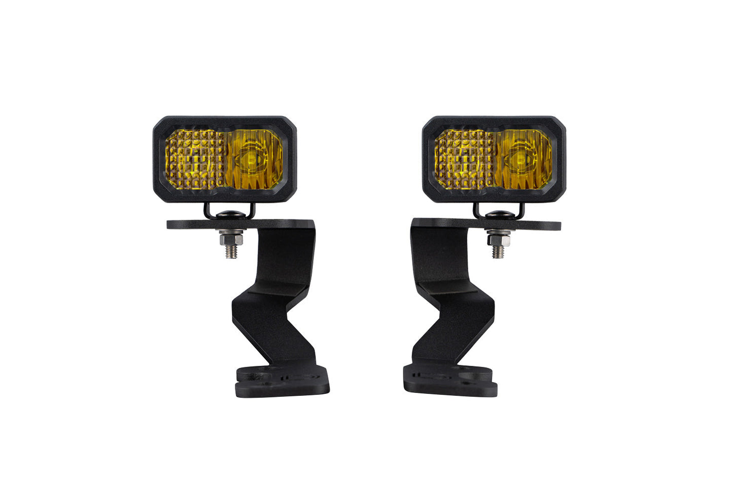 Stage Series Ditch Light Kit for 2022 Toyota Tundra C2 Pro Diode Dymanics Yellow Combo Diode Dymanics