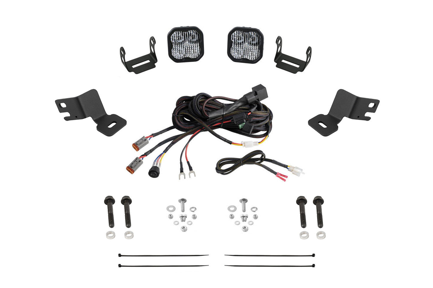 Stage Series A-Pillar Pod Kit for 2021-2024 Polaris RZR Trail, Cool White (6000K) SS3 Pro Pro White Combo