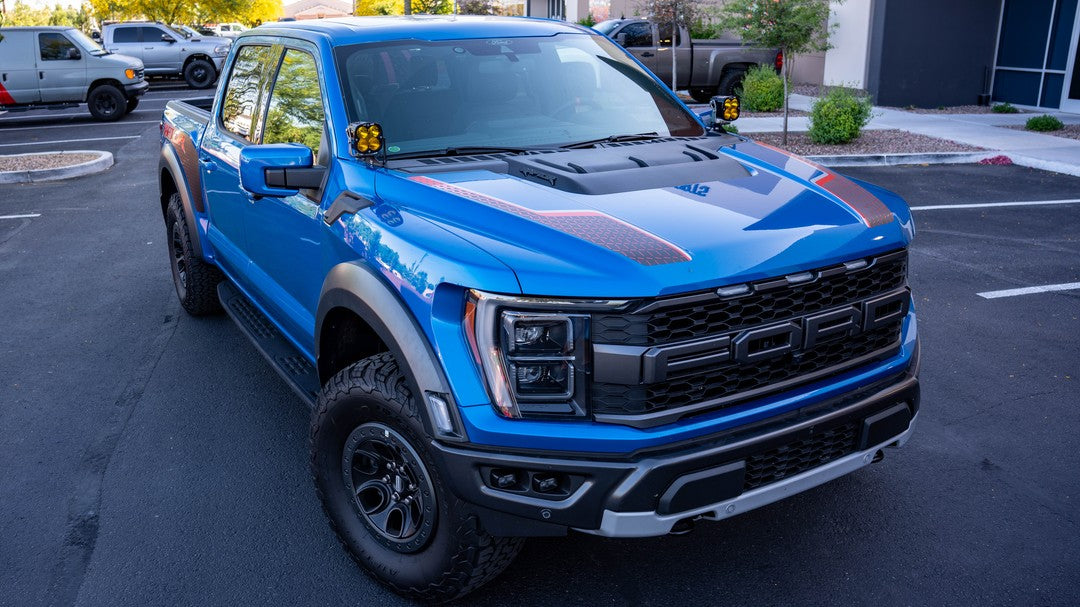 21-23 Ford Raptor SDHQ Built A-Pillar Light Mounts