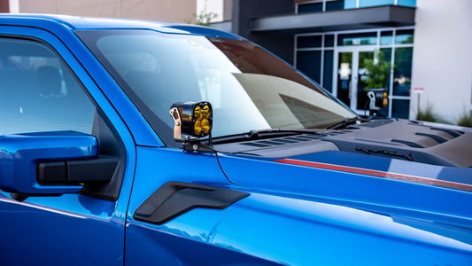 21-23 Ford Raptor SDHQ Built A-Pillar Light Mounts