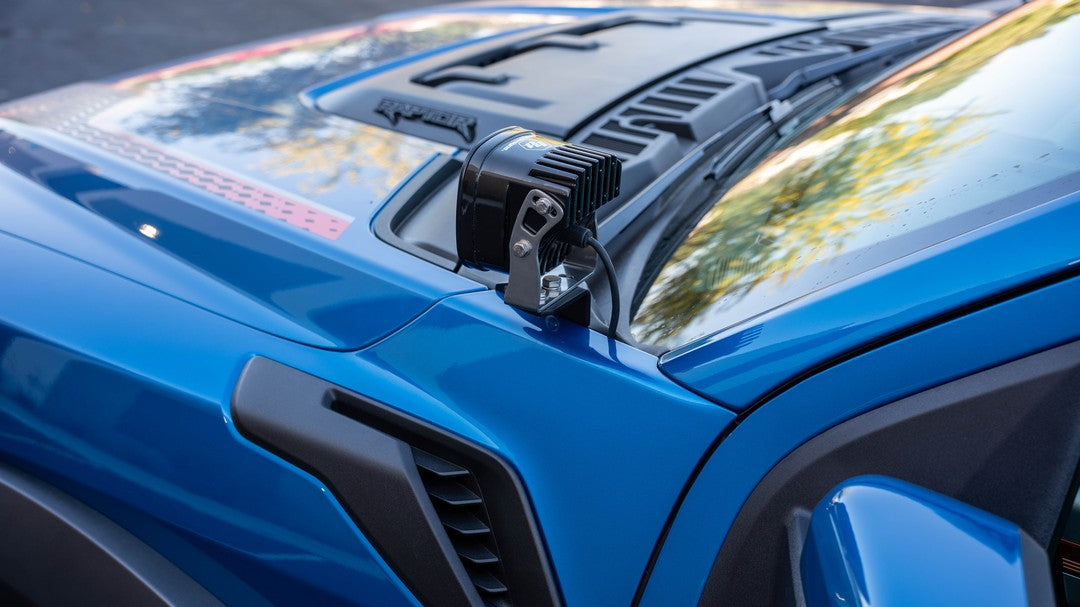 21-23 Ford Raptor SDHQ Built A-Pillar Light Mounts