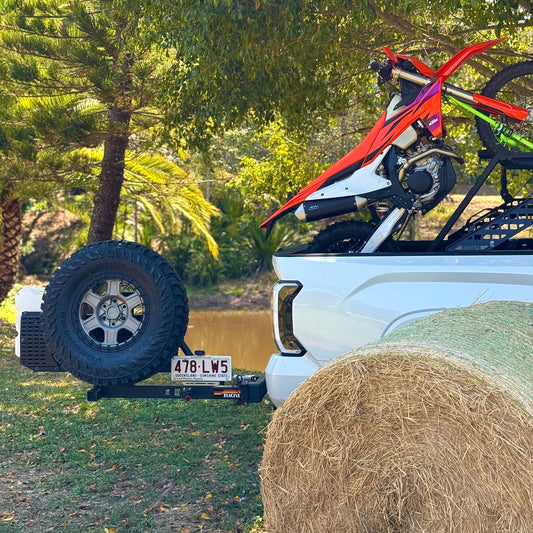 UltraSwing™ Mega-Fit Spare Tire Hitch Mount | RiGd Supply