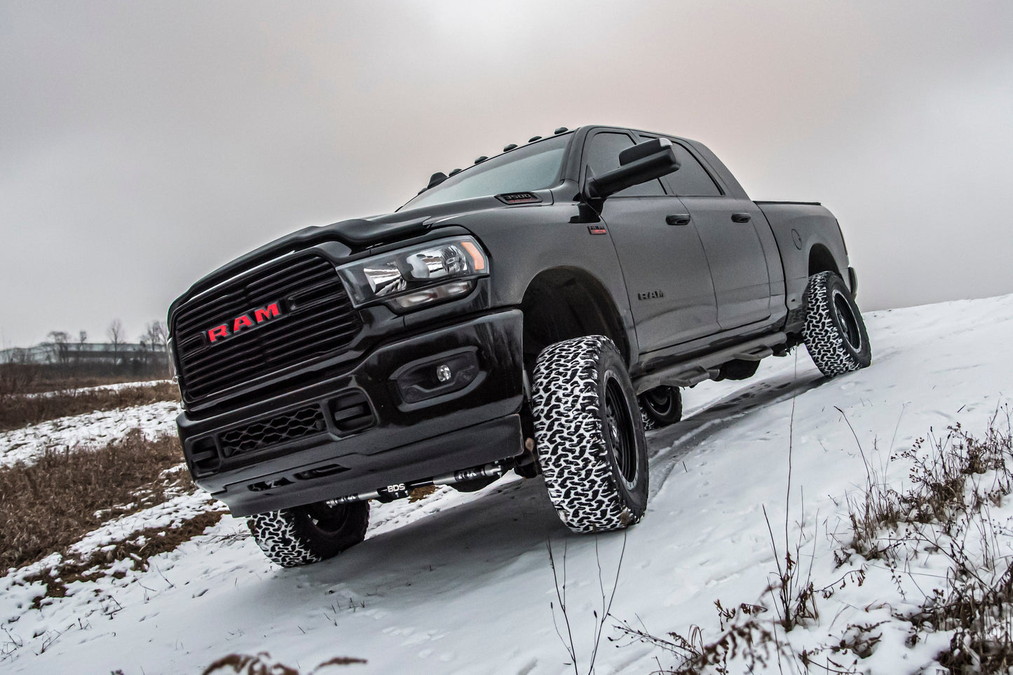 4 Inch Lift Kit w/ 4-Link | Ram 3500 w/ Rear Air Ride (19-24) 4WD | Gas