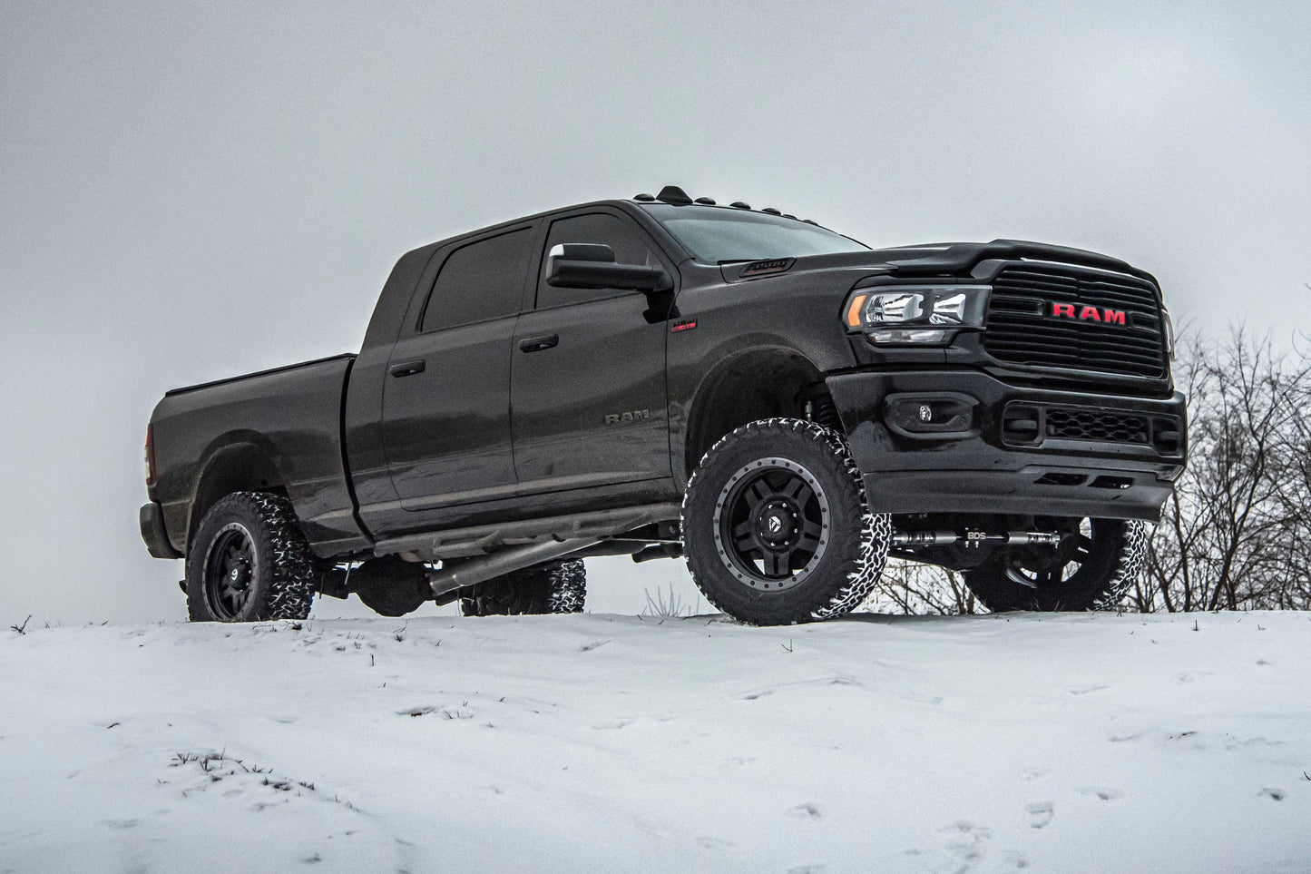 4 Inch Lift Kit w/ 4-Link | Ram 3500 w/ Rear Air Ride (19-24) 4WD | Gas