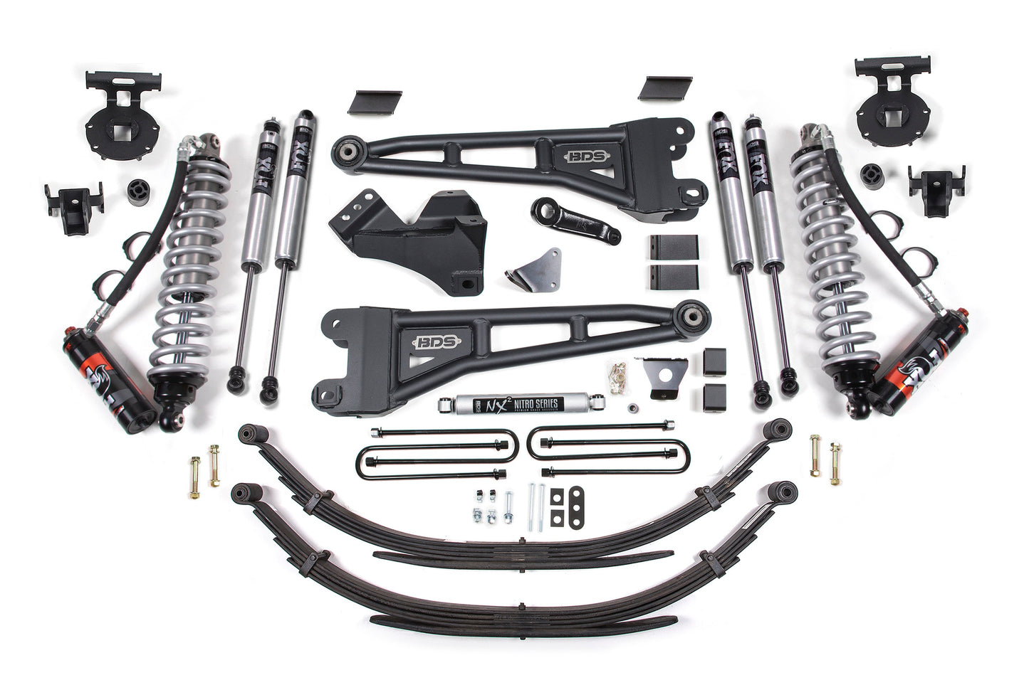 6 Inch Lift Kit w/ Radius Arm | FOX 2.5 Performance Elite Coil-Over Conversion | Ford F250/F350 Super Duty (08-10) 4WD | Diesel