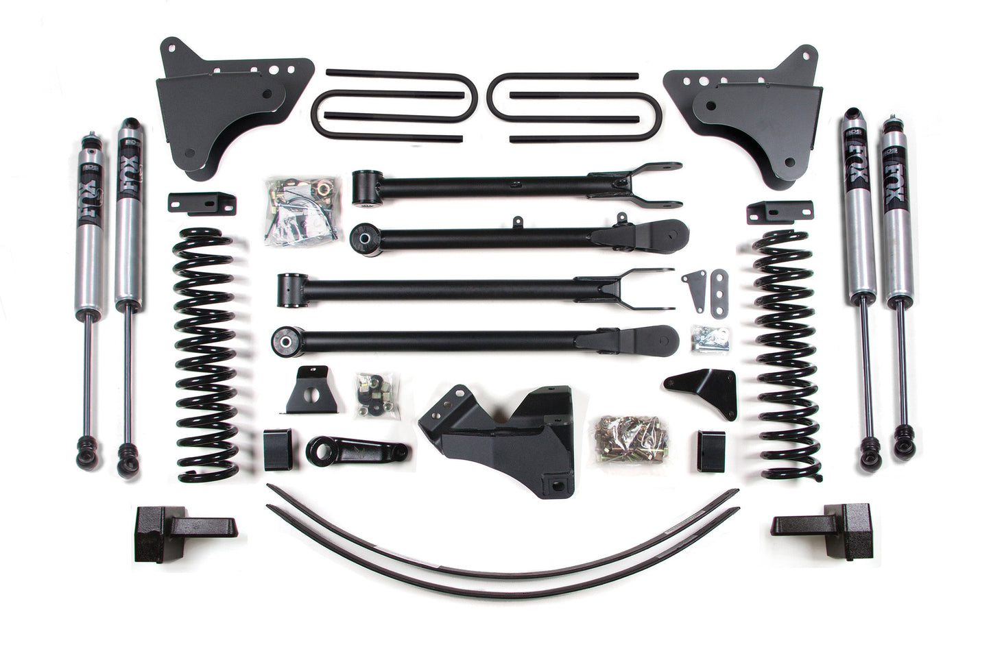 6 Inch Lift Kit w/ 4-Link | Ford F250/F350 Super Duty (05-07) 4WD | Gas