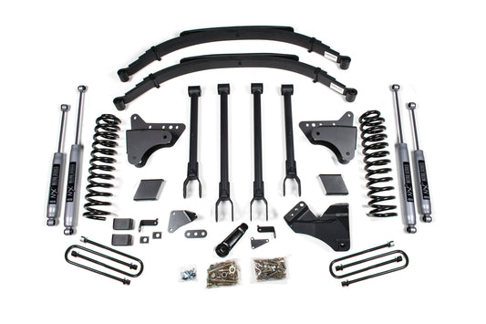 6 Inch Lift Kit w/ 4-Link | Ford F250/F350 Super Duty (11-16) 4WD | Diesel