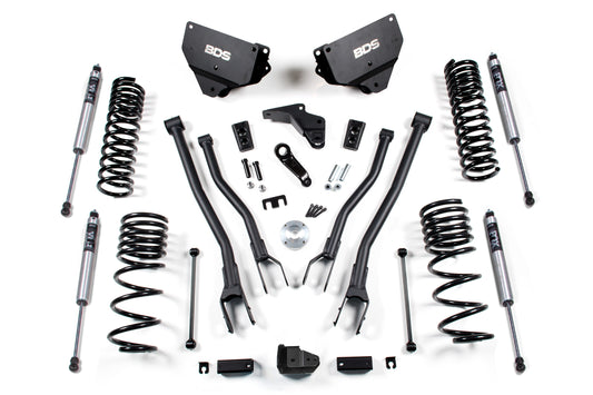 4 Inch Lift Kit w/ 4-Link | Ram 2500 (14-18) 4WD | Gas
