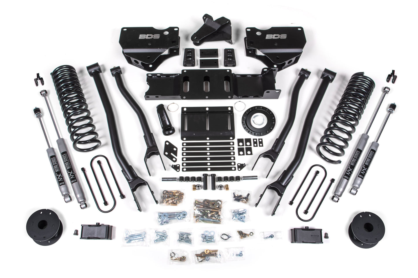 4 Inch Lift Kit w/ 4-Link | Ram 3500 w/ Rear Air Ride (19-24) 4WD | Diesel
