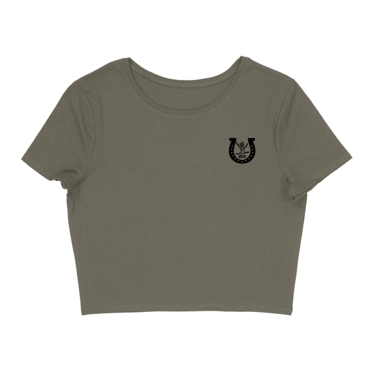 Cowgirl Form-Fitting Crop Tee (Womens) - Shreddy
