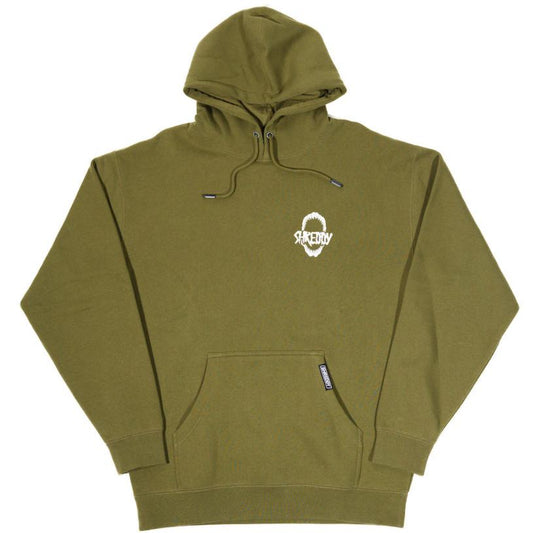 Jaws Hoodie Mil Green (Mens) - Shreddy