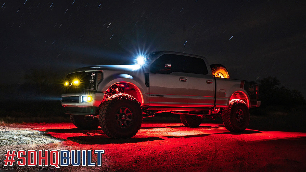 17-22 Ford Super Duty SDHQ Built A-Pillar Light Mounts