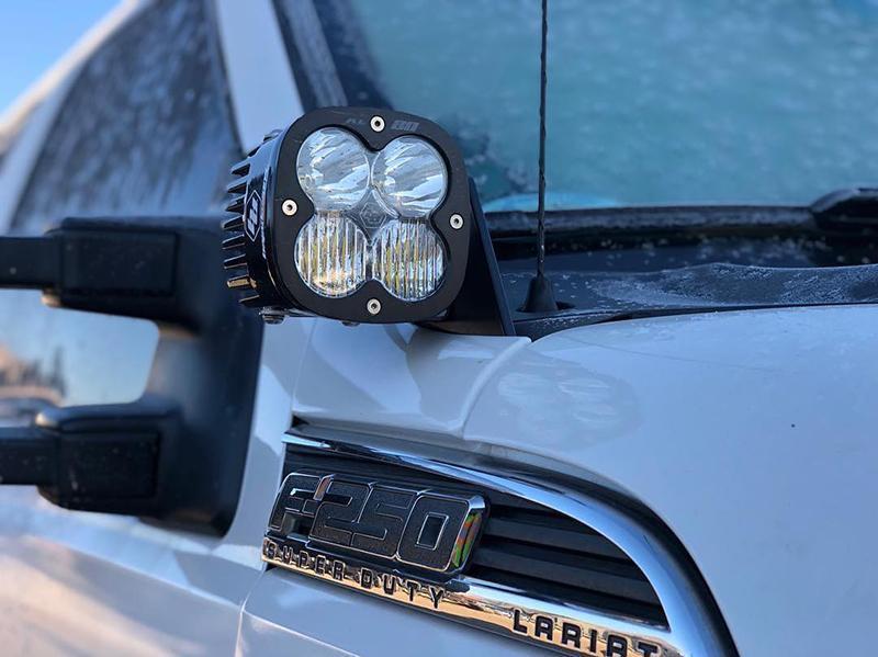 11-16 Ford Super Duty SDHQ Built A-Pillar Light Mounts