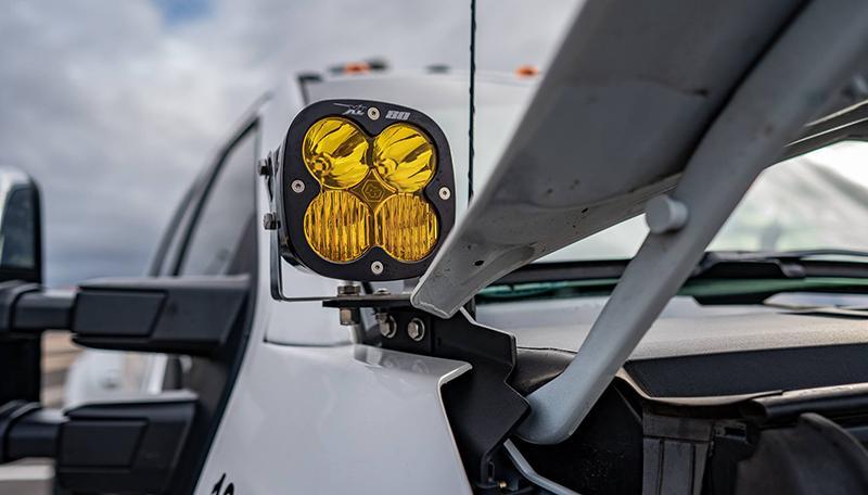 17-22 Ford Super Duty SDHQ Built A-Pillar Light Mounts