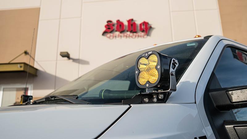 17-22 Ford Super Duty SDHQ Built A-Pillar Light Mounts
