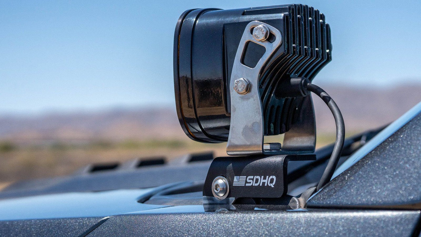 17-20 Ford Raptor SDHQ Built A-Pillar Light Mounts