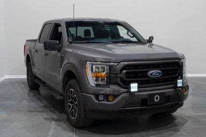 SS5 Bumper LED Pod Light Kit for 2021-2023 Ford F-150, Pro Yellow Combo Diode Dynamics