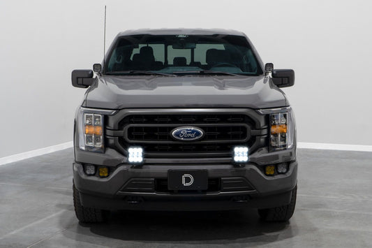 SS5 Bumper LED Pod Light Kit for 2021-2023 Ford F-150, Sport White Driving Diode Dynamics