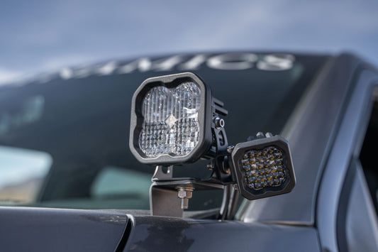 Stage Series Backlit Ditch Light Kit for 2021-2025 Ford F-150, SS3 Pro White Combo Diode Dynamics