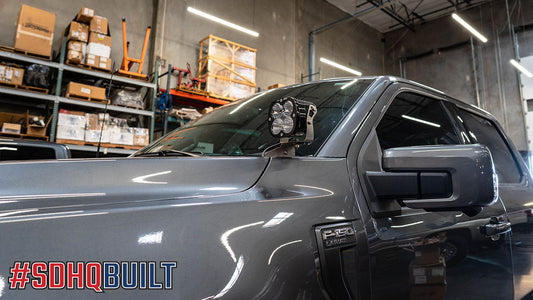 21-23 Ford F150 SDHQ Built A-Pillar Light Mounts