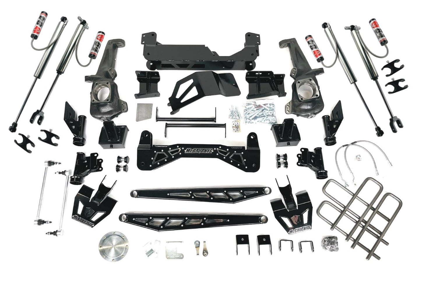 McGaughy's - 7″-9″ Lift Kit, 2020-2025 GM Truck 2500 w/M84 Reservoir Shocks (#52458)