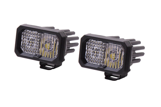 C2 1.0 SAE/DOT White Sport LED Pod (pair)