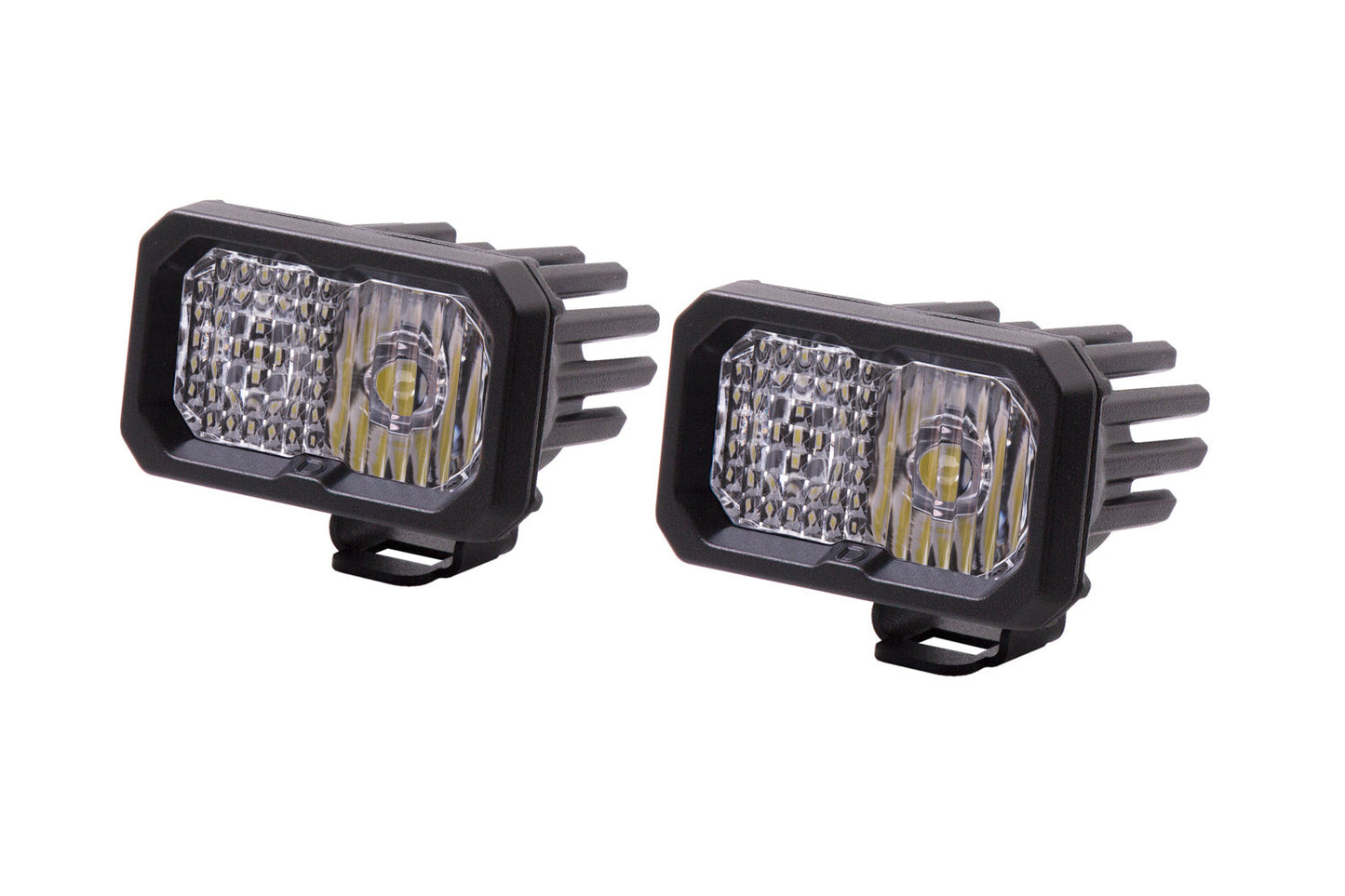 C2 1.0 SAE/DOT White Combo Standard Pro LED Pod (pair)