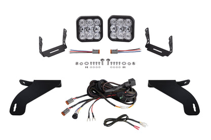 SS5 Bumper LED Pod Light Kit for 2021-2023 Ford F-150, Pro White Combo Diode Dynamics