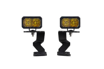 Stage Series Ditch Light Kit for 2022 Toyota Tundra C2 Pro Diode Dymanics Yellow Combo Diode Dymanics