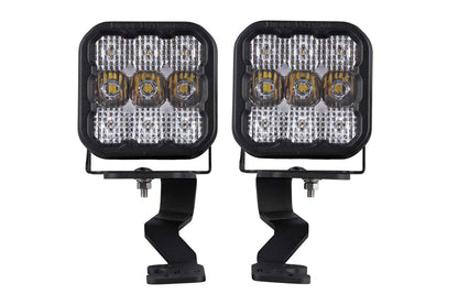 Stage Series Ditch Light Kit for 2022 Toyota Tundra SS5 Sport Diode Dymanics White Combo Diode Dymanics