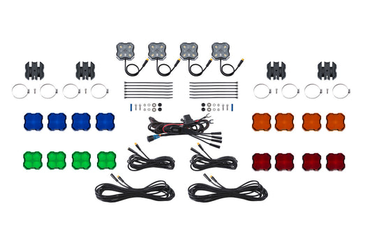 Stage Series Rock Light Installer Kit for RZR Trail, White
