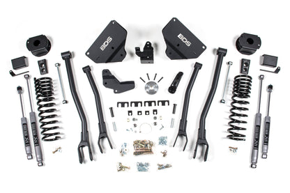 4 Inch Lift Kit w/ 4-Link | Ram 2500 w/ Rear Air Ride (14-18) 4WD | Diesel