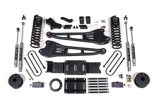 4 Inch Lift Kit w/ Radius Arm | Ram 3500 w/ Rear Air Ride (19-24) 4WD | Gas