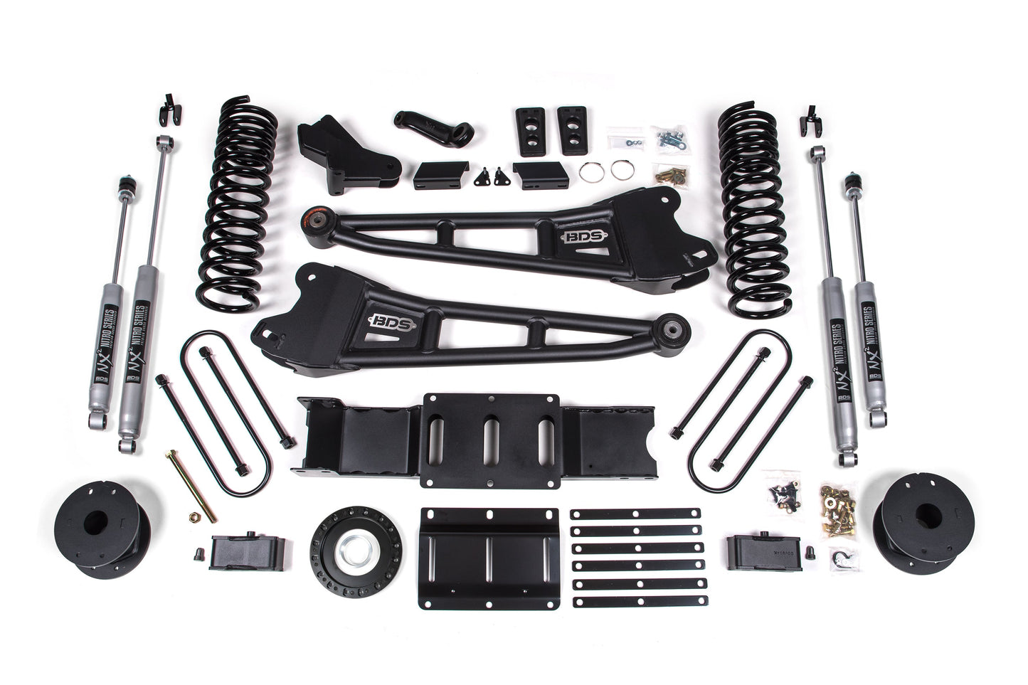 4 Inch Lift Kit w/ Radius Arm | Ram 3500 w/ Rear Air Ride (19-24) 4WD | Diesel