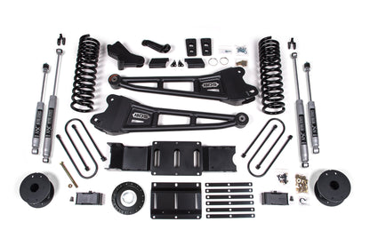 4 Inch Lift Kit w/ Radius Arm | Ram 3500 w/ Rear Air Ride (19-24) 4WD | Diesel