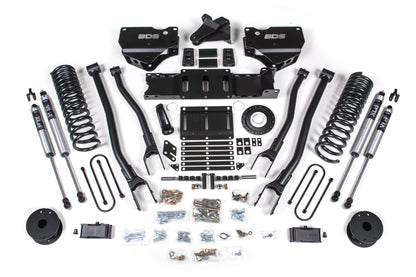 4 Inch Lift Kit w/ 4-Link | Ram 3500 w/ Rear Air Ride (19-24) 4WD | Diesel