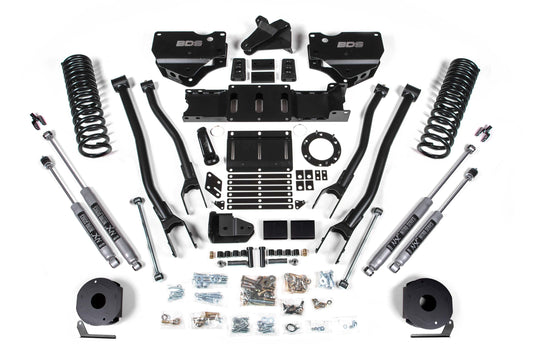 5.5 Inch Lift Kit w/ 4-Link | Ram 2500 w/ Rear Air Ride (19-24) 4WD | Gas
