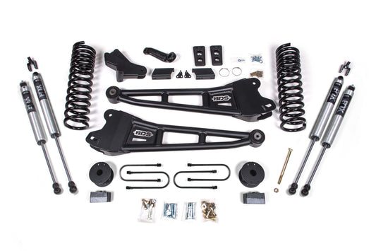 4 Inch Lift Kit w/ Radius Arm | Ram 3500 w/ Rear Air Ride (13-18) 4WD | Diesel