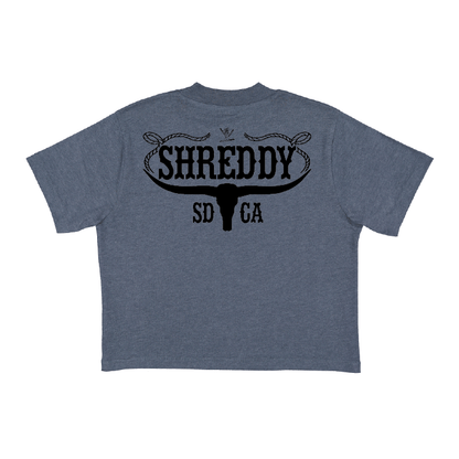 Cowgirl Boxy Tee (Womens) - Shreddy