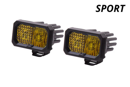 C2 1.0 SAE Yellow Combo Standard ABL Sport LED Pod (pair)