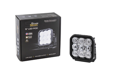SS5 LED Pod Pro White Driving Single Diode Dynamics