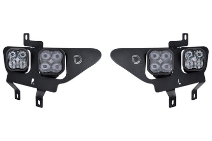 Stage Series Fog Pocket Kit for 2021-2023 Ford F-150, Max Cool White Diode Dynamics