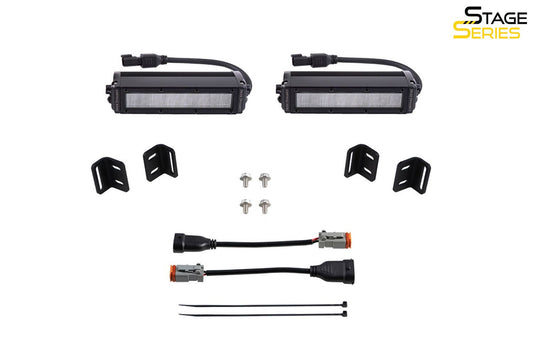 SS6 LED Fog Light Kit for 2022-2025 Toyota Tundra - White SAE Fog