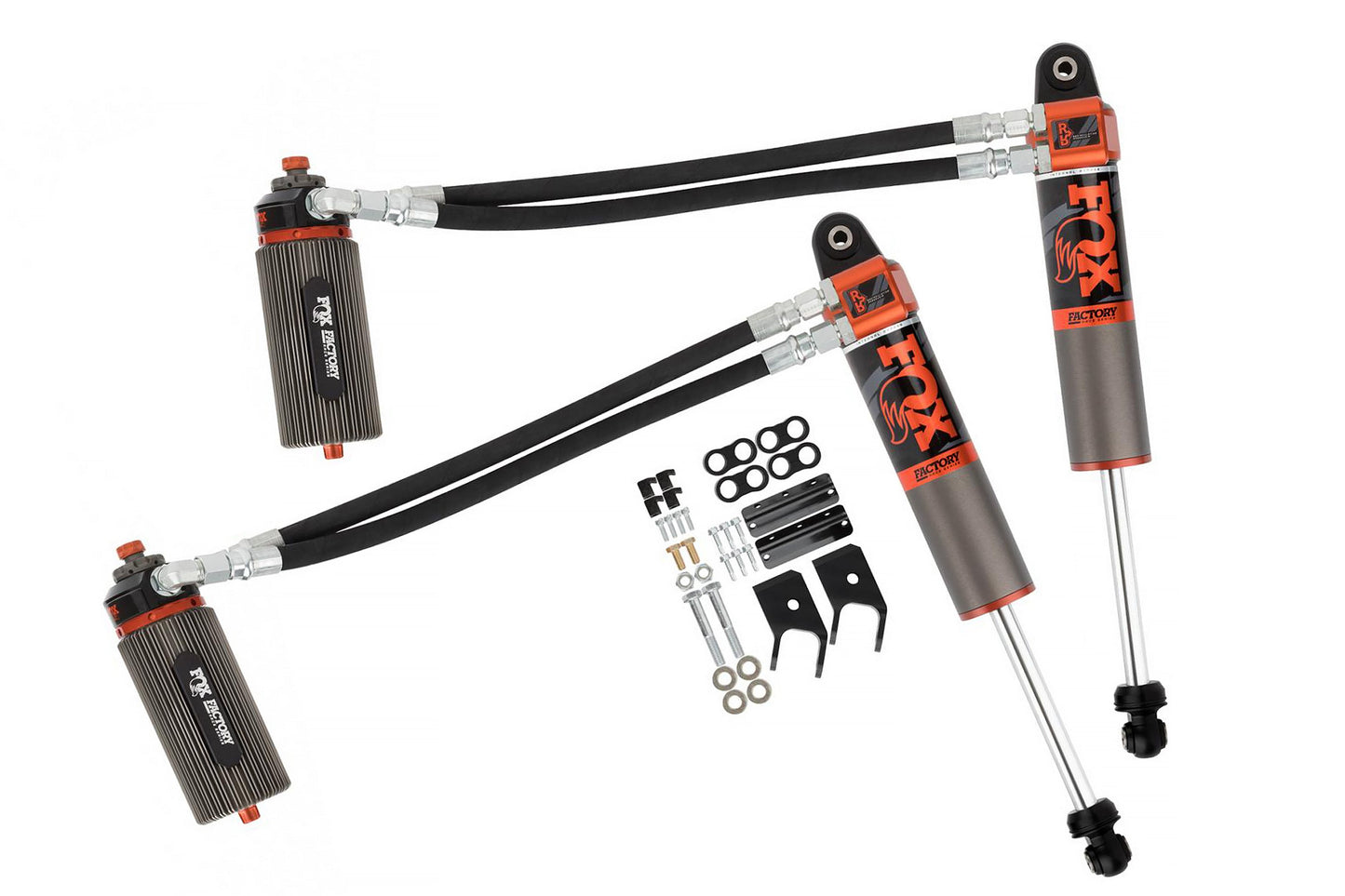 FOX 3.0 Internal Bypass Reservoir Front Shocks Adjustable | Factory Race | 3.5-4.5 Inch Lift | Jeep Wrangler JL (18-24)