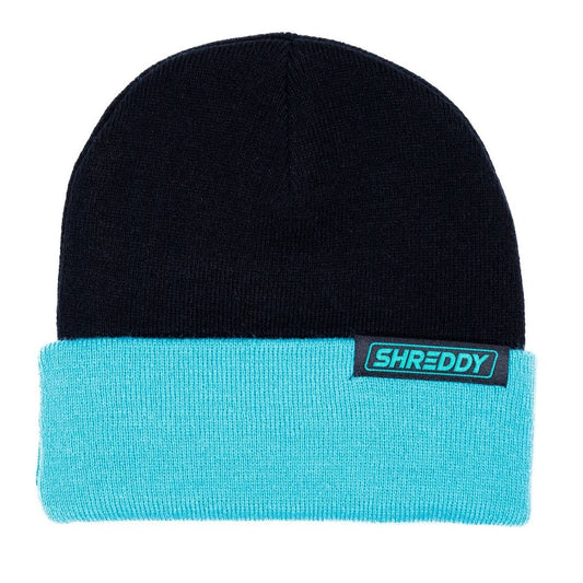 Icon Beanie (Black/Teal) - Shreddy